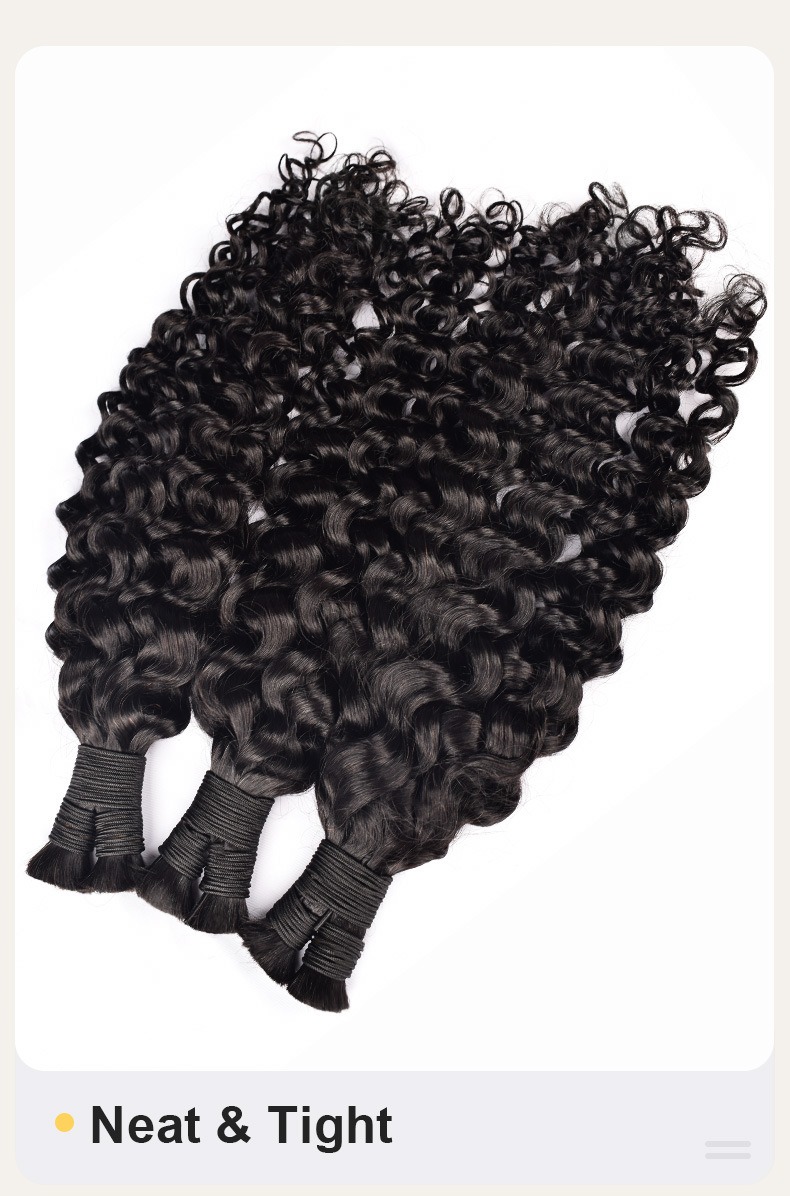 Deep curly black hair bulk, perfect for enhancing your look